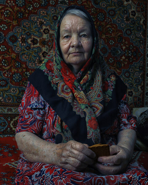 Photograph Natalya Tueva Valentina Nikolaevna In Her Apartment on One Eyeland