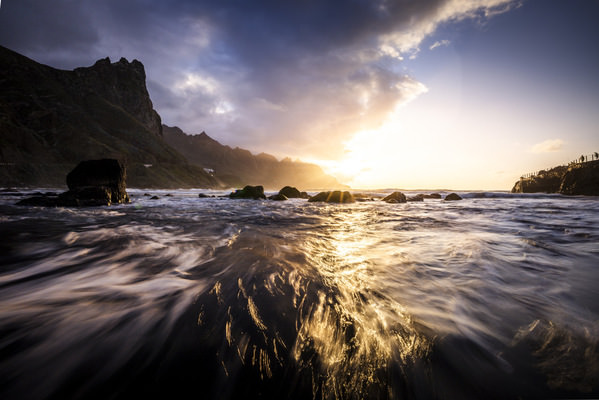 Photograph Marc Barthelemy Reflections Of The Sunset on One Eyeland