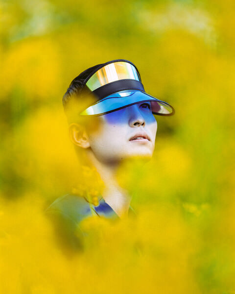 Photograph Tirdad Aghakhani Among The Yellow Flowers on One Eyeland