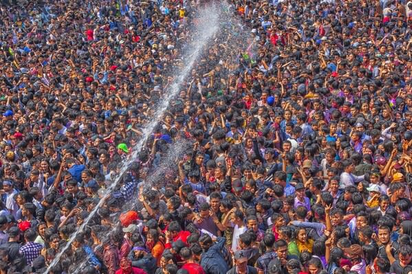 Photograph Kyaw Zay Yar Lin Myanmar Water Festival on One Eyeland