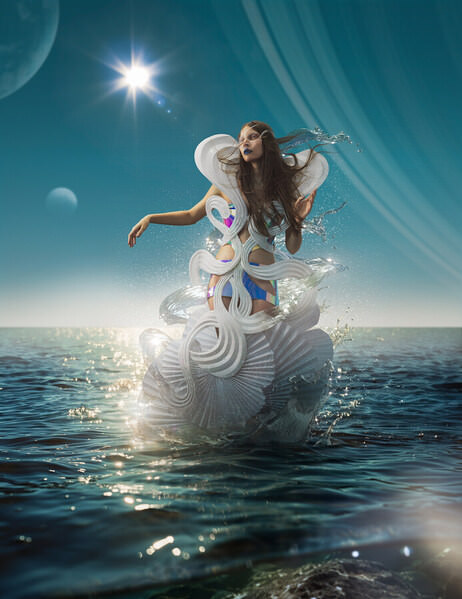 Photograph Diego Aguilar Carrera Queen Selenea on One Eyeland