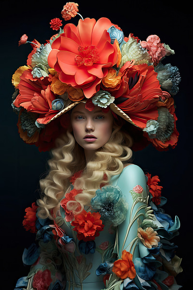 Photograph Mario Forcherio Flower Girl on One Eyeland