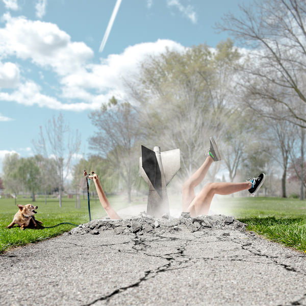Photograph Nick Schwartz Bombed on One Eyeland