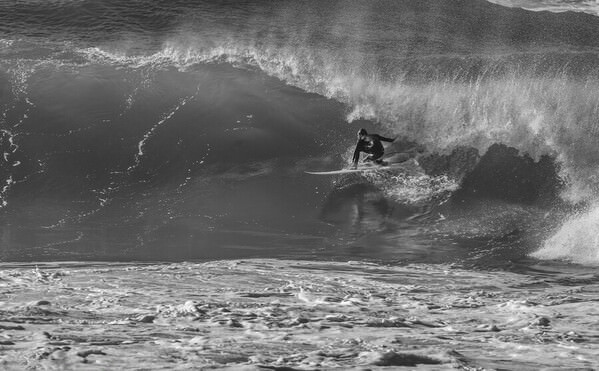 Photograph Steve Turner Taking The Long Line on One Eyeland