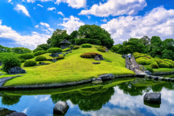 Photograph Gary E Karcz Korakuen Garden Okayama Japan on One Eyeland