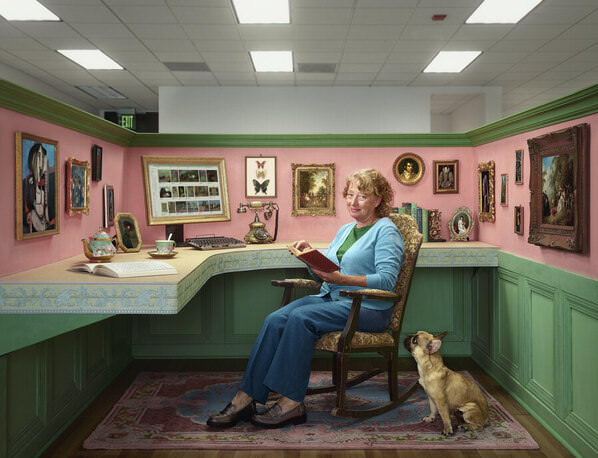Photograph Kremer Johnson Personal Space French Reading Room on One Eyeland