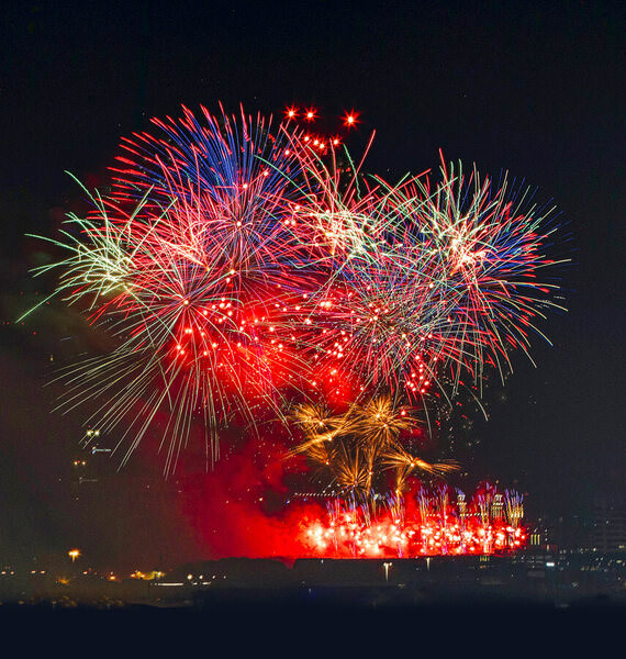 Photograph Larry Hamill Red White And Boom 2024 on One Eyeland