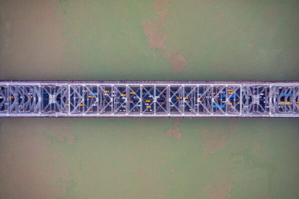 Photograph Azim Khan Ronnie Hawra Bridge on One Eyeland