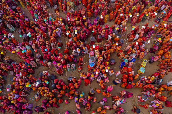 Photograph Azim Khan Ronnie Stick Holi on One Eyeland