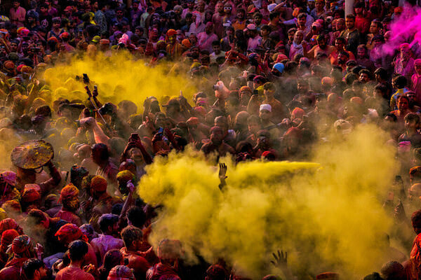 Photograph Azim Khan Ronnie Holi Festival on One Eyeland
