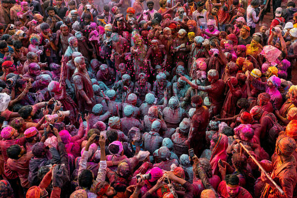 Photograph Azim Khan Ronnie Somaj Of Holi on One Eyeland