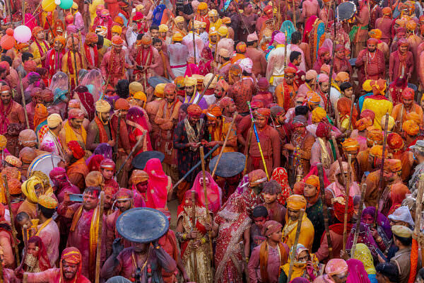 Photograph Azim Khan Ronnie Mathura Holi on One Eyeland