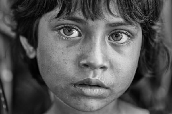 Photograph Azim Khan Ronnie Rohingya Child on One Eyeland