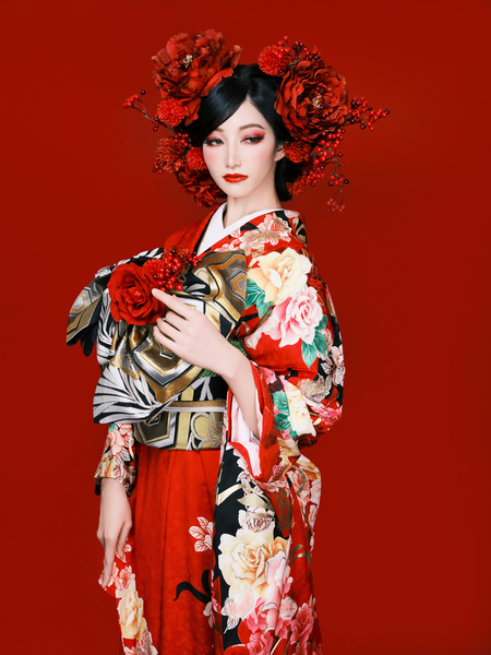 Photograph Haseo Hasegawa Red on One Eyeland