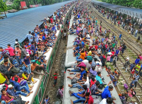 Photograph Azim Khan Ronnie Train Journey on One Eyeland