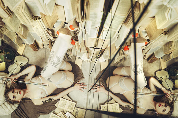 Photograph Ruslan Bolgov Books Are Not Supposed To Be Mirrors on One Eyeland