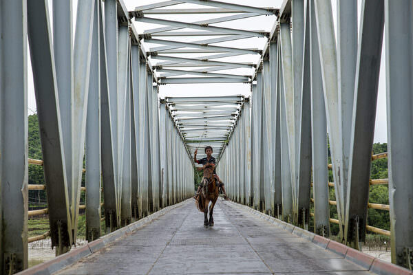 Photograph Azim Khan Ronnie Riding on One Eyeland