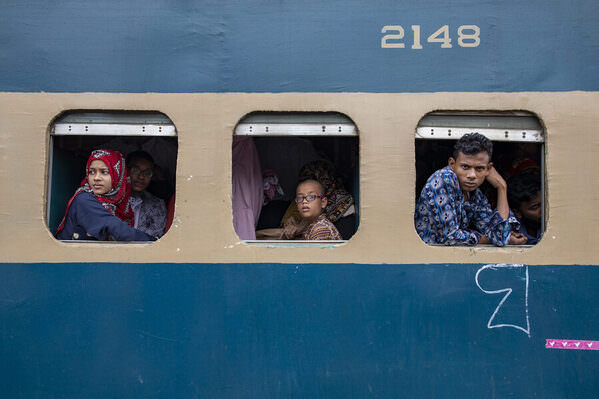 Photograph Azim Khan Ronnie Train Journey on One Eyeland