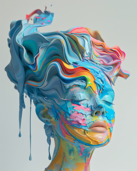 Photograph Mario Forcherio Splash Paint 1 on One Eyeland