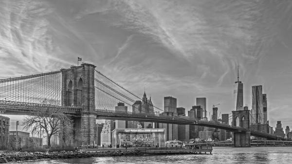 Photograph Marco Ricca New York City Brooklyn Bridge on One Eyeland