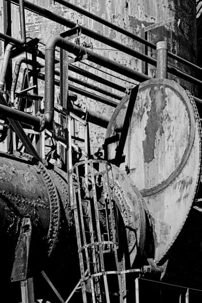 Photograph Marco Ricca Detail Of Stell Stacks In Bethlehem Pa on One Eyeland