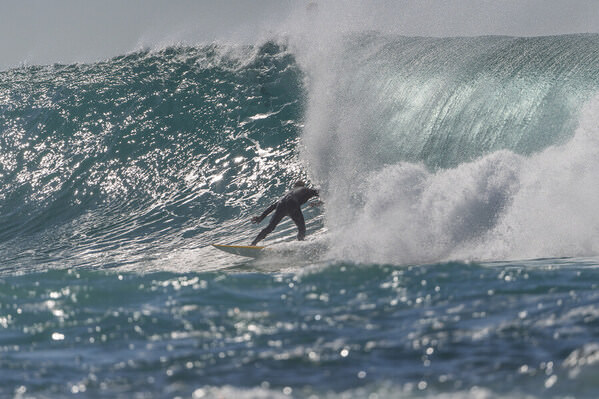 Photograph Steve Turner Hard Right on One Eyeland