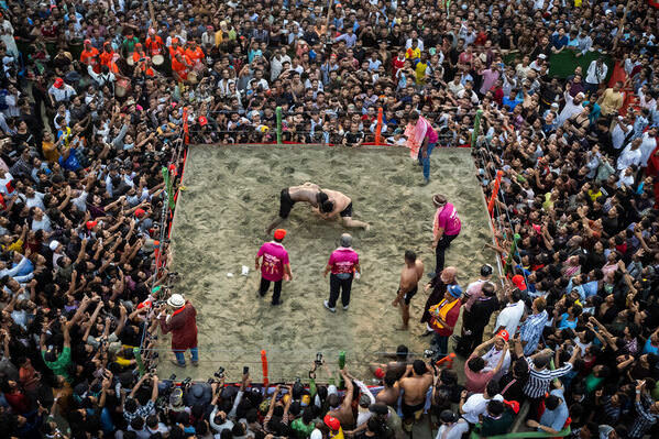 Photograph Mohammad Shahriar Foisal Boli Khela Traditional Wrestling Game on One Eyeland
