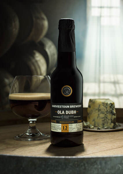 Photograph Jonathan Knowles Harviestoun Brewery Ola Dubh on One Eyeland