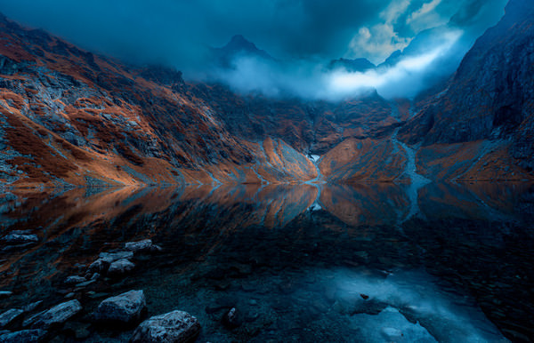 Photograph Radek Von Hirschberg Black Lake I on One Eyeland