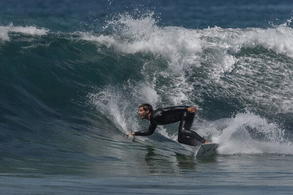Photograph Steve Turner Surfer Study In Motion on One Eyeland
