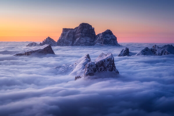 Photograph Andrea Zangrando A Sea Of Clouds on One Eyeland
