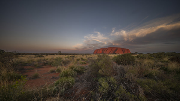 Photograph Steve Turner Uluru Australia on One Eyeland