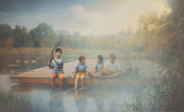 Photograph Liudmila Kostina Boys on One Eyeland