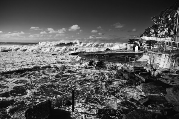 Photograph Erica Mitchell Stormy Pool on One Eyeland