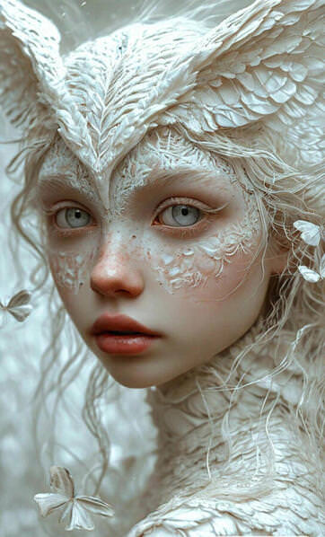 Photograph Dina Poluhina White on One Eyeland