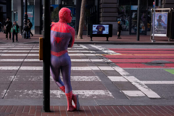 Photograph Eric Davidove Waiting For A Green Light on One Eyeland
