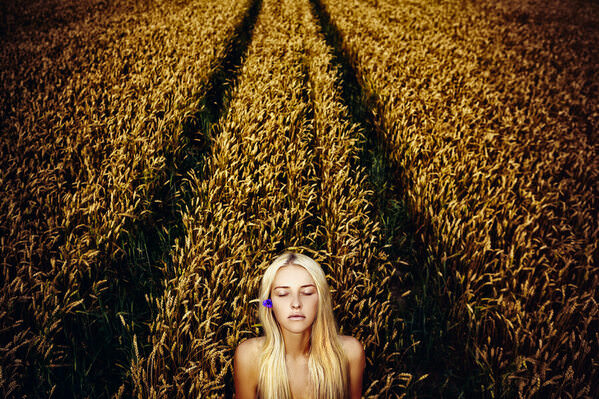 Photograph Ruslan Bolgov Wheat Girl on One Eyeland