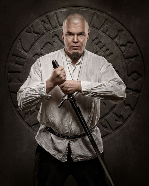 Photograph Petri Damsten Vikings Mika on One Eyeland
