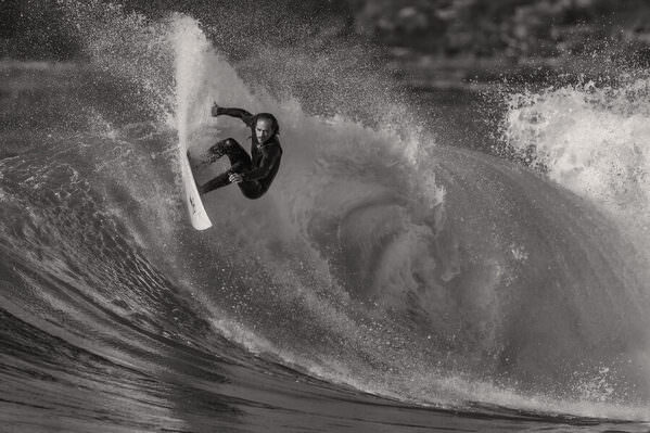 Photograph Steve Turner Surfer Studu 2 on One Eyeland