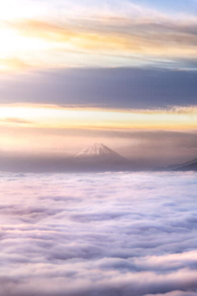 Photograph Hiroki Matsubara Fuji Floating In A Sea Of Clouds on One Eyeland
