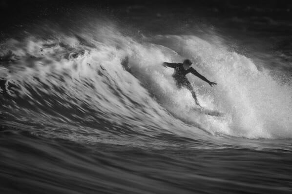 Photograph Steve Turner Last Wave In on One Eyeland