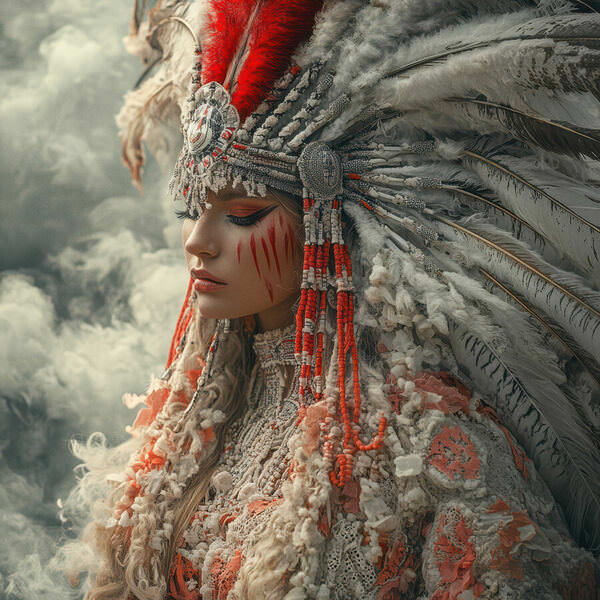 Photograph Teodora Dimitrova Crimson Crest Of Plumes on One Eyeland