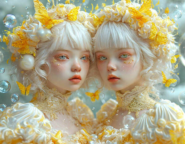 Photograph Dina Poluhina Sisters on One Eyeland