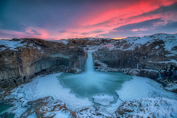 Photograph Judith Kuhn Aldeyjarfoss on One Eyeland