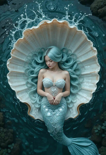 Photograph Dina Poluhina Mermaid on One Eyeland