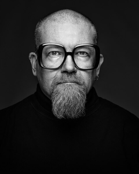 Photograph Petri Damsten Autoportrait Thoughtful on One Eyeland