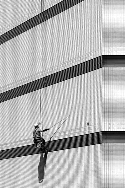 Photograph Gary E Karcz Checking Every Tile on One Eyeland