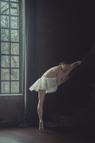 Photograph Radek Von Hirschberg Desolate Balerina Ii on One Eyeland