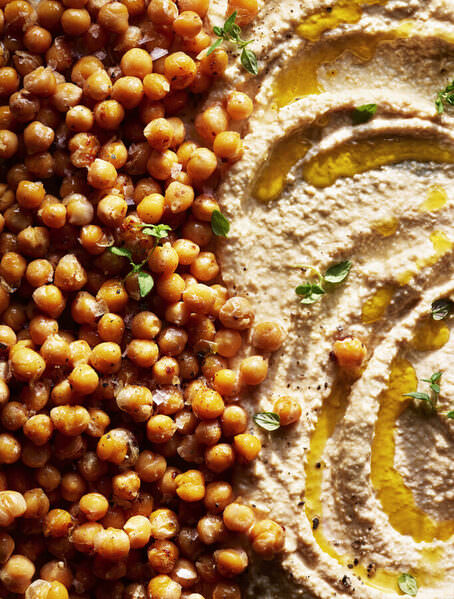 Photograph Kris Kirkham Chickpeas And Hummous on One Eyeland