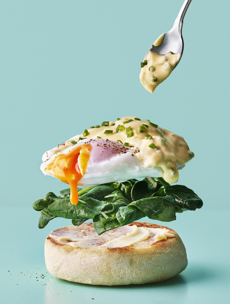 Photograph Kris Kirkham Eggs Florentine on One Eyeland